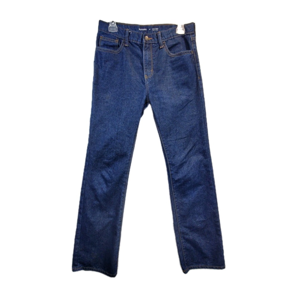 Old Navy Jeans Womens Size 16 Straight Blue Built In Tough